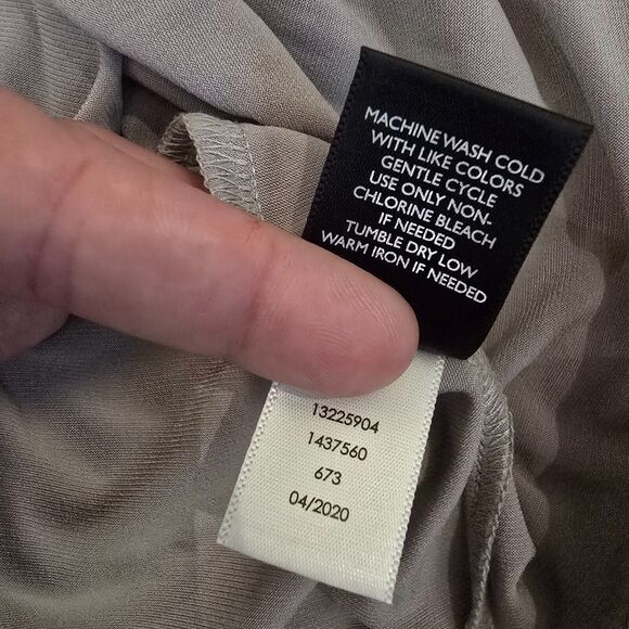 NWT Torrid Short Dolman Sleeve Top Women's Plus Size 3 3X Grey Stretch Shirt - Picture 6 of 6